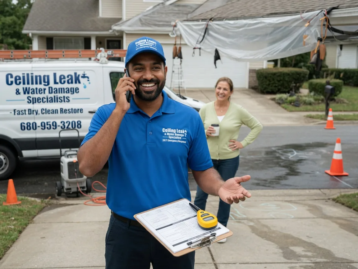 Ceiling Leak Cleanup La Crosse, IN FAQs